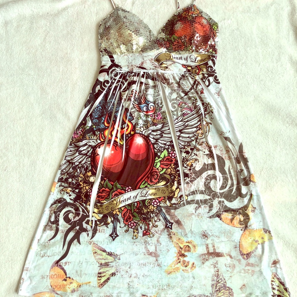 Fun Sun dress with sequins